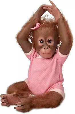 Ashton Drake Annabelle's Hugs So Truly Real Lifelike Hugging Baby Monkey Doll • $119.95