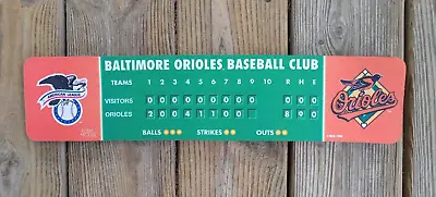 Vintage Baltimore Orioles Computer Wrist Rest Pad - Scoreboard - 1996 • $25.50