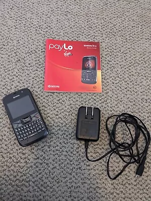 Kyocera Brio PayLo- Black Cellular Phone By Virgin Mobile • $6.50