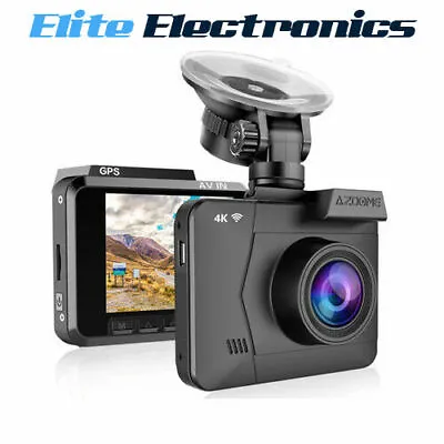 $129 • Buy Azdome 4k Ultra 2160p Wi-fi Gps Dash Cam Dvr Camera Night Vision
