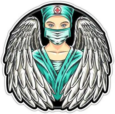 Doctor Nurse MD Angel Wings Medical Car Bumper Vinyl Sticker Decal 4.6  • $3.99