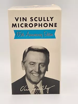 Vin Scully 65th Los Angeles Dodgers Anniversary Talking Microphone 2014 SGA • $124.99
