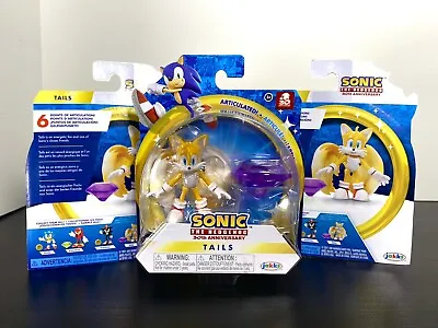 2021 JAKKS Sonic The Hedgehog 30th Anniv 2.75in Figure: TAILS W/ Chaos Emerald • $19.99