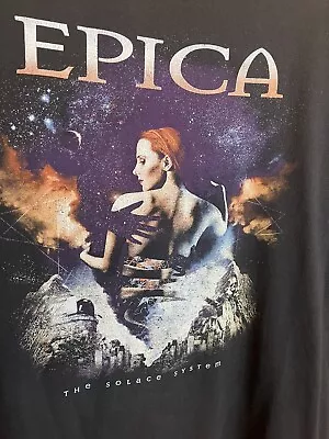 Epica - The Solace System T-Shirt Adult 2XL Black • $19.99