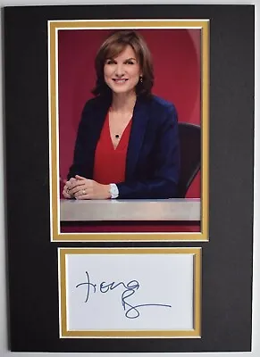 £19.99 • Buy Fiona Bruce Signed Autograph A4 Photo Display TV Antiques Roadshow Question Time