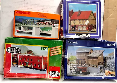 N & HO Model Heljan B 672 Furniture Factory Model Kit POLA Old Gravel Loading D • $40