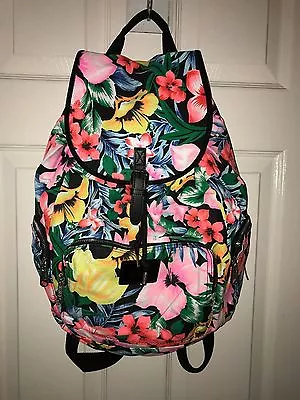 Victoria Secret~Ltd Edition~Tropical Floral Full Size Backpack~ NWT • $83.30