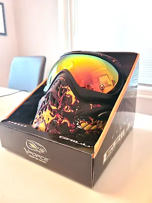 $64 • Buy NEW Paintball Mask V Force Grill SE Gold Lens Cataclysm