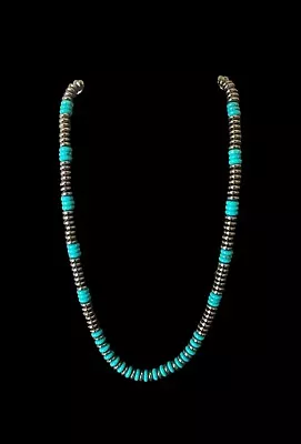 Native American  Mans  Hematite Necklace • $49.99