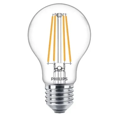 Philips GLS E27 Edison Screw LED Filament Light Bulb 7(60)W LED Warm White 806lm • £15.99