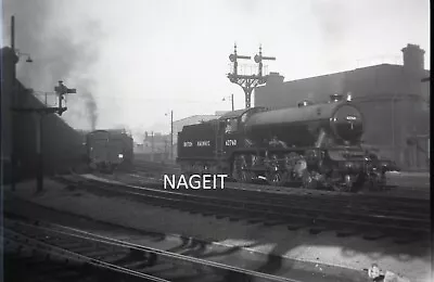 9CM X 6CM  Railway Negative LOCO 62760 AT NEWCASTLE  1949 #7132 • £2.99