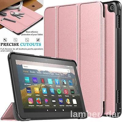 £7.99 • Buy Smart Case For Amazon Kindle Fire HD 10, 8, 7 Magnetic Slim Leather Stand Cover