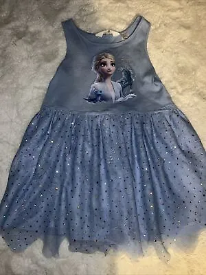 Elsa Frozen Blue Tutu Dress Size 3-4 H&M Disney • $18.99