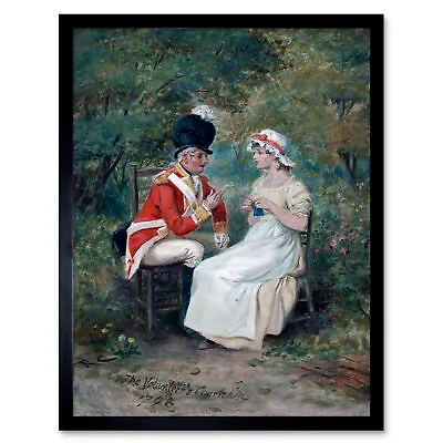 Randolph Caldecott The Volunteers Courtship 1798 Painting Wall Art Print Framed • £26.99