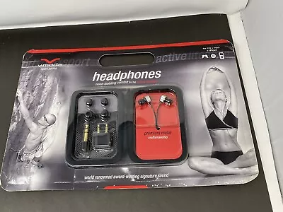 NEW V-MODA Sport Series Active In Ear Headphones. Noise Isolating Premium Metal • $49.95