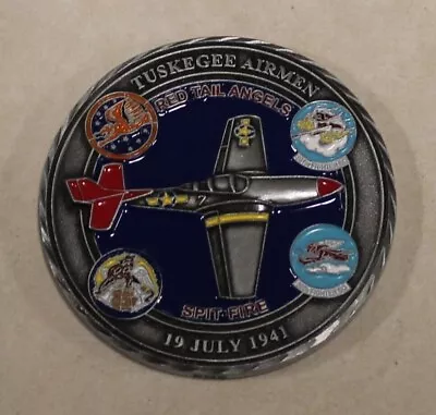 Tuskegee Airman 332nd Fighter Group Army Air Force Challenge Coin K • $14.95