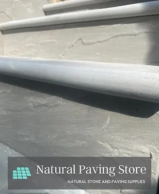 Kandla Grey Sandstone Bullnose Steps Edging Coping Stone | 900x350x35mm • £3