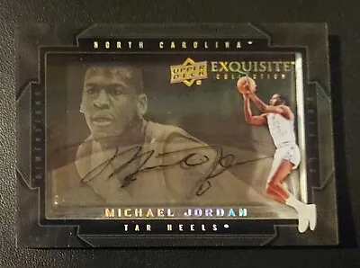 Michael Jordan 2011-12 Upper Deck Exquisite Dimensions Autograph Auto Card #D-MI • $2999.99