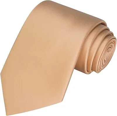 Neck Ties For Men Solid Slim Color Classic Neck Ties Necktie Wedding Formal US • $6.99