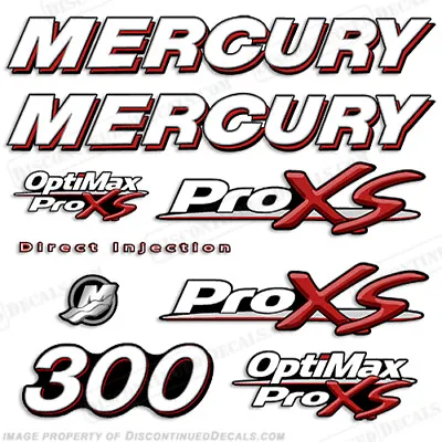 Fits Mercury 300 Optimax ProXS Decal Kit • $99.95