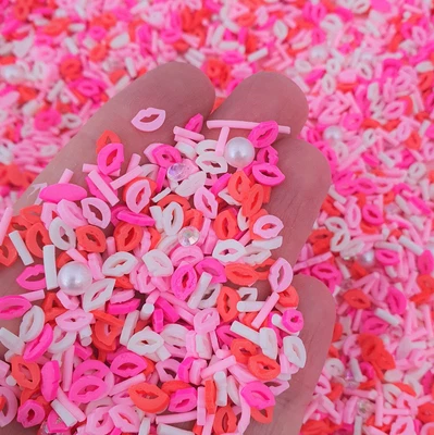 $3 • Buy Lips Clay Sprinkles Mix Polymer Clay Slices Fimo Slime Supplies AUS NotEdible
