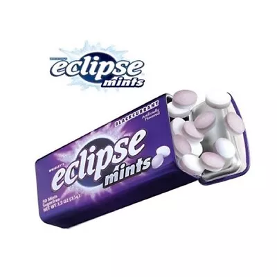 2 Tin (X50) Wrigley's Eclipse Sugarfree Mints Blackcurrant Candy FREE Shipping • $21.95