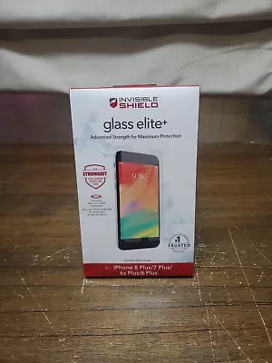 Zagg Invisible Shield Glass Elite For Iphone 8 Plus/7 Plus /6s Plus/6 Plus • $17