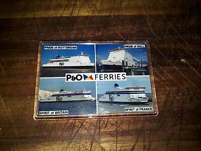 P&O North Sea Ferries Fridge Magnet MV Pride Of Hull & Pride Of Rotterdam • £3.03