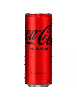 Coca Cola No Sugar Can 250ml X 24 • $36.95