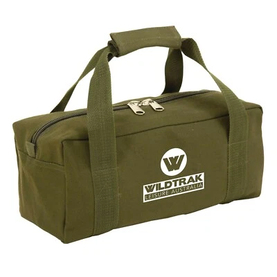 $29.99 • Buy Canvas Tent Peg Storage Bag Heavy Duty Camping Hiking Fishing