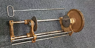 Antique INDUSTRIAL Cone Yarn Thread Winder Tool Spinning Knitting Treadle Lathe • £265.19