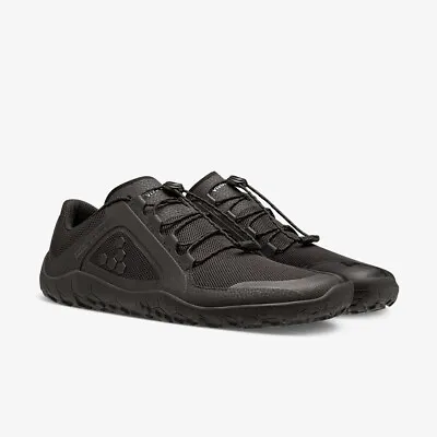 Vivobarefoot Primus Trail 2 FG Black Textile Men's Shoes Barefoot Running Shoes • $98