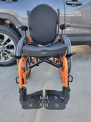 NEW Quickie 2 Lite 16 X18  Folding Lightweight Wheelchair Foldable Orange Used • $1090