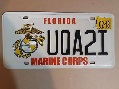 2018 Florida Marine Corps License Plate - Fast Shipping • $10