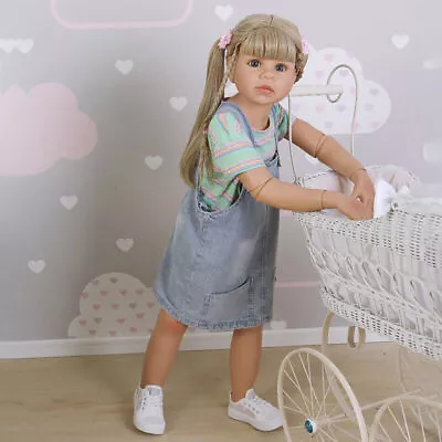 38inch Reborn Toddler Doll Masterpiece Doll Princess Baby Girl Full Body • £319.99