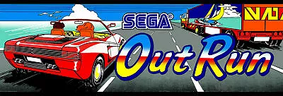 Out Run Sega Arcade Marquee For Reproduction Backlit Sign • $15.75