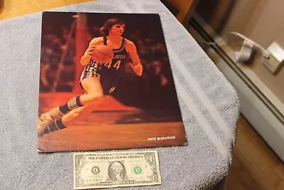 1970s Pete Maravich Atlanta Hawks NBA Basketball Thick Stock 11x14 Poster Displa • $19.99