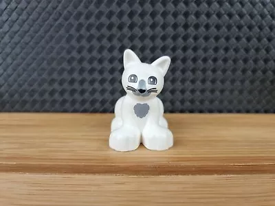 Lego Duplo Cat 10838 My First Family Pets (Loose Figure) White Grey • $7.99