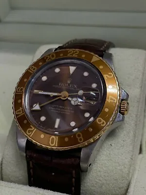 ROLEX GMT-Master Root Beer Vintage C. 1987 Watch - $40K APR Value W/ CoA! • $14900