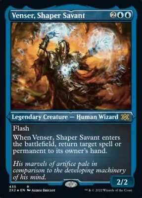 Venser Shaper Savant (Foil Etched) [Double Masters 2022] MTG Near Mint Foil • $10.32