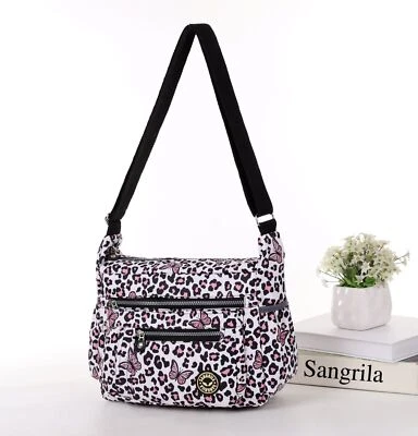 Woman Season Design Crinkle Nylon S-Medium Messenger Cross Body Shoulder Bag UK • £14.99