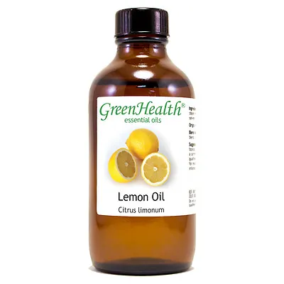 4 Fl Oz Lemon Essential Oil (100% Pure & Natural) - GreenHealth • $13.99