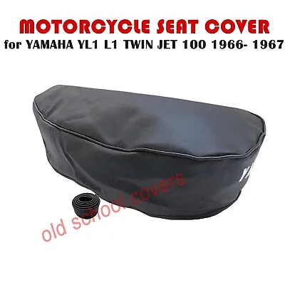 Motorcycle Seat Cover Yl1 L1 Yamaha Twin Jet 100 1966- 1967 Inc Strap Yl1 100 • $58.36