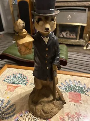 Old Man Meerkat With Lamp And Stick  • £14.99