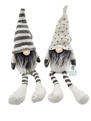 30cm White & Grey Gnome Shelf Sitter- Assorted Designs • $26.95