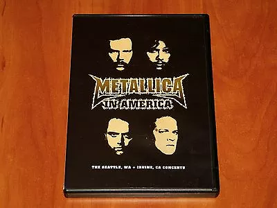 METALLICA DVD LIVE IN AMERICA SEATTLE 2000 & IRVINE 1999 USA TOUR CONCERT New • $24.99