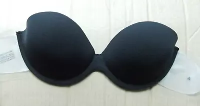 Fashion Forms Go Bare Black Backless Strapless Bra Padded Push Up New Size A • £3.99