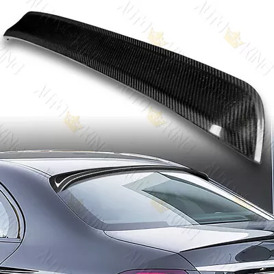 For 17-23 Mercedes E-class W213 Carbon Fiber Rear Roof Visor Spoiler Wing • $132.24