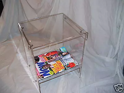 Perspex/ Acrylic Side Table /magazine Rack/coffee Table • £44.99