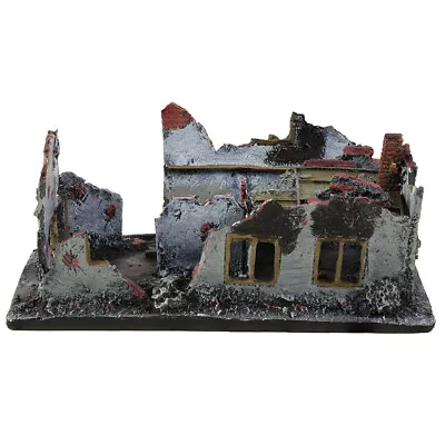 Conflix Ruined House Wargame Diorama Scenery Set Polystone Model • £16.20